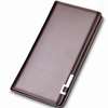 custom minimalist bifold long leather wallet for men rfid blocking card wallet purse