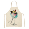 Customized Printing Mommy and Me Aprons Set Cotton Waterproof Kids Painting Childs Apron
