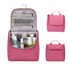 Waterproof Girls Cosmetics Organizer Wash Bags Custom Logo Travel Pink Hanging Toiletry Bag for Women