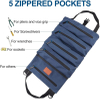 Multi Pockets Durable Canvas Portable Roll Up Tool Tote Bag Pouch For Screwdrivers, Socket, Plier, Vice Grip