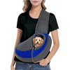 Custom Portable Pet Shoulder Dog Walking Carry Bag Sling Carrier for Small Dogs Cats Puppy Adjustable Strap Mesh
