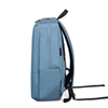 Blue Polyester Large Capacity Men Male Modern Laptop Bags Back Pack Rucksack Backpack with Luggage Sleeve