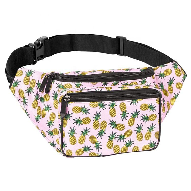 Factory Custom Full Printing Bum Bag Fanny Pack Belt Bag for Women Multi-functional Chest Waist Bag