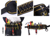 Durable Tool Belt Carpenter Pocket Tool Pouch Waist Belt Utility Bag Waist Work Pouch for Electricians Technician