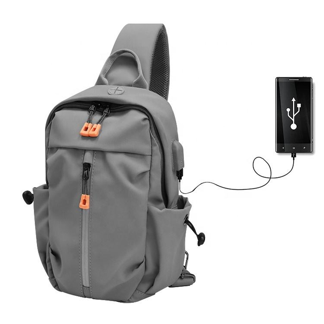 OEM fashion small crossbody bag men waterproof lightweight sling backpack sling shoulder laptop bag for men and women