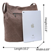 wholesale women canvas bucket handbags shoulder bag recycled cotton shoulder tote bag ladies purse
