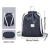 Factory Sales Custom Logo Corduroy Drawstring Sport Bag Portable Lightweight Daily Backpack