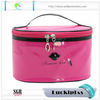 Colorful Large Shiny Pu Leather Cosmetic Make Up Bag with Compartments
