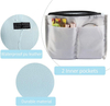 Waterproof Pu Leather Cosmetic Mini Makeup Brush Holder Pouch Custom Logo Toiletry Bags for Men Women