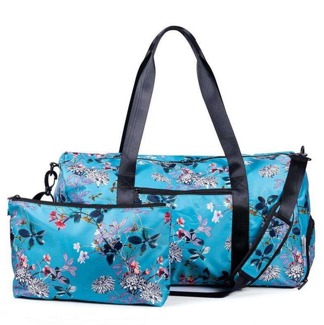 Wholesale Full Printed Women Over Night Weekender Gym Bags Sublimation Duffle Bags Blank Overnight Duffel Bag Travel
