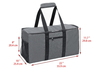 Collapsible Design Lightweight Portable Fruit Cloth Shopping Grocery Bag Zippered Reusable Grocery Utility Tote Bag
