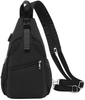 Designer mini sling chest bag for women usb charging sport sling anti-theft shoulder bags wholesale