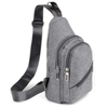 Custom Logo Running Sport Travelling Crossbody Chest Shoulder Sling Backpack with Cross Body Bag Strap