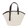 Customized Wholesale Female Eco-friendly Cotton Tote Bag Fashion Ladies PU Canvas Shoulder Bag