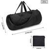 Large Women Men Folding Water Resistant Lightweight Duffle Bag Custom Logo Print Foldable Travel Bag For Sports Gym