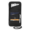 Folding Id And Boarding Pass Holder Black