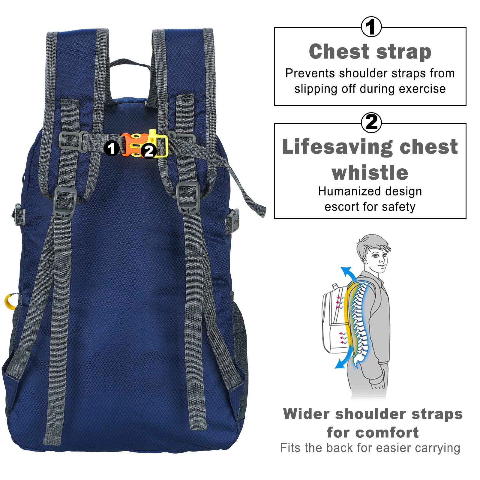 personalized lightweight hiking backpack bulk