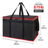 Large Insulated Food Can Carrier Custom Barbecue Hot Cooler Bag Thermal Pizza Delivery Bag