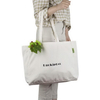 Canvas Grocery Shopping Bags Cloth Grocery Tote Bags Reusable Organic Cotton Washable Eco-friendly Bags