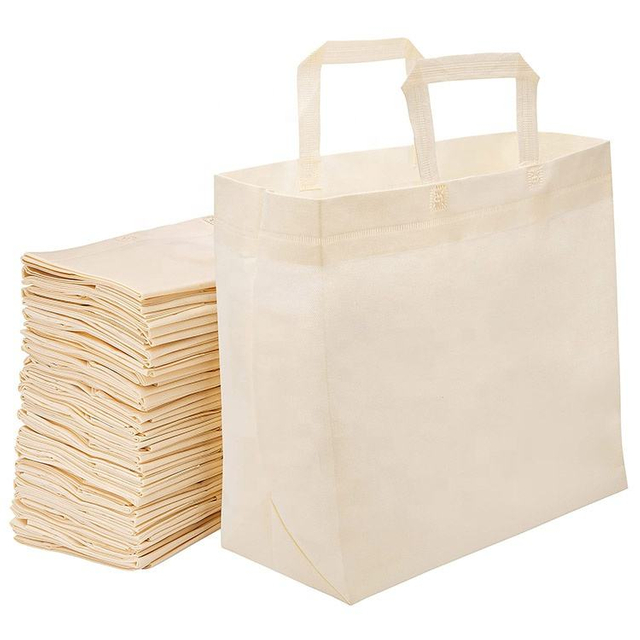 Heavy Duty Folding Grocery Folding Shopping Bag Reusable Large Capacity Outdoor Non Woven Tote Bag
