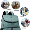 Factory wholesale pet supplier travel backpack bag rucksack food storage organizers airline approved