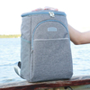 Waterproof PEVA Lining Zipper Food Delivery Large Size Leakpoof Ice Beer Hiking Thermal Insulated Picnic Cooler Bag Backpack