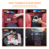 Car Net Pocket Handbag Holder Between Seats Back Storage Organizer Purse Holder for Console Front Seat Storage Barrier