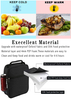 Portable Insulated Lunch Bag Reusable Lunch Box Thermal Lunch Container Cooler Bag for Women&Men Office Work Picnic Hiking