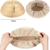 Custom Cotton Round Bread Proofing Reusable Bowl Cover Baking Basket Cover for food
