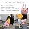Double Layer Cloth Shoe Storage Extra Big Utility Tote Bag For Women Zipper Carry On Fashion Lady Tote Bag
