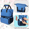 Essential Fashion Pack For Mommy With Baby Milk Storage Organizer Portable Baby Diaper Tote Bag
