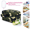 Sublimation Freezable Snack Bag Small Insulated Bags Kids Lunch Box Insulated Soft Mini Cooler Bag for Travel Work School