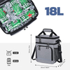 BSCI Multi-functional Double Picnic Bag Outdoor Picnic Portable Thermal Insulation Thickened Waterproof Cooler Bag