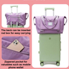 Nylon Yoga Fitness Bag Short Travel Bag Wet/Dry Separated Folding Extended Large Capacity Duffel Bag