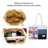 Amazon\'s Hot Sales Women\'s Canvas Shoulder Hand Bag Tote Bag New Women Nags Purse Shoulder Handbag Tote Messeng