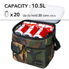 New Style Modern Camouflage Soft Insulated Delivery Bag Keep Food Warm Lunch Cooler Bag for School And Office