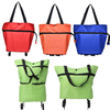 New Folding Shopping Trolley Tote Bag Cart With Wheels Light Weight Compact Size
