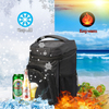 Luxury Customized 6 Bottles Wine Cooler Backpack Picnic Camping Food Carrier Insulated Bag