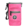 Custom logo waterproof canvas pet snack bag poop bag dispenser walking pet dog training treat pouch with waist belt