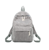 Cute Small Ultra Soft Corduroy Casual Backpack Unisex Classic Campus Portable Day Back Pack Rucksack
