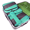 Ultralight Waterproof Nylon 5 Pcs Luggage Clothes Suitcase Organizer Set Shoe Bag Packing Cubes for Travel