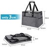 Large Travel Foldable Food Drink Insulated Bag Thermal Leakproof Collapsible Soft Cooler Bag for Camping Picnic Fitness