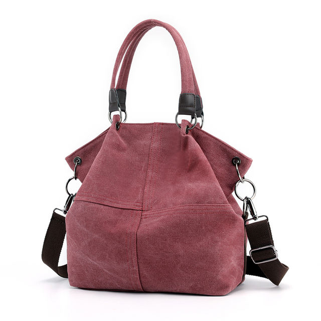 Canvas Shoulder Bags Retro Casual Handbags Work Bag Tote Handbag