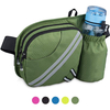 Outdoors Walking Running Hiking Fanny Pack Waist Bag with Water Bottle Holder for Men Women