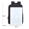 Black Durable Water Resistant Backpack Laptop Bag USB Charger Specification Travel Laptop Backpack