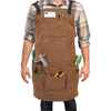 Woodworking Men Work Apron Shop with 9 Tool Pockets for Woodworker Durable Waxed Canvas Welding Apron for Gardener Mechanic B