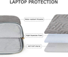 High quality soft waterproof velvet fluffy custom logo laptop sleeve messenger bags men computer bag