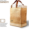French Market Eco-Friendly Large Burlap Jute Shopping Grocery Bag Market Tote Goods and Provisions