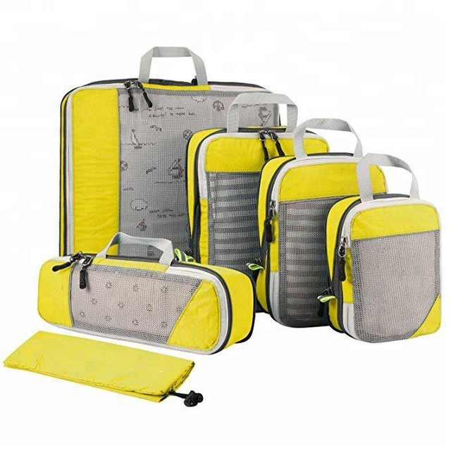 6pcs Set Luggage Organization Cube Kit for Travel