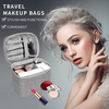 Makeup Bag Organizer Pouch with Mesh Bag Brush Holder Toiletry Bags for Women